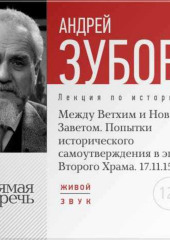 Лекция «Между Ветхим и Новым Заветом. Попытки исторического самоутверждения в эпоху Второго Храма»