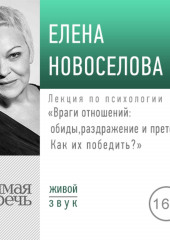 Лекция «Враги отношений: обиды, раздражение и претензии. Как их победить?» (2019)