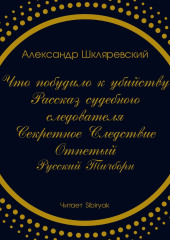 Что побудило к убийству? Рассказ судебного следователя. Секретное следствие (сборник)