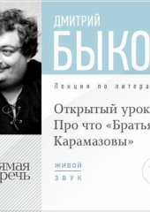 Лекция «Открытый урок: Про что „Братья Карамазовы“»